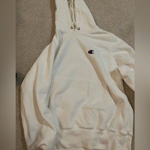 Champion White Mens Hoodie